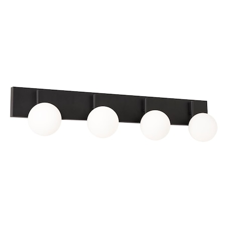 Afx Metropolitan 38" LED Vanity - Black METV3808L30D1BK
